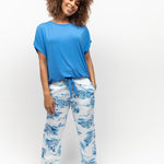 Cyberjammies Cotton/Modal PJ Set in Azure Blue