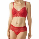 Greta Triangle Bralette Red