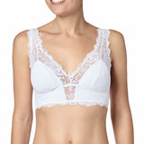 Greta Bralette with Lace White