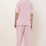 Revere Capri Pyjama Set Raspberry Stripe