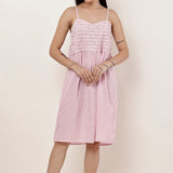 Frilly Nightie Raspberry Stripe