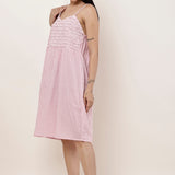 Frilly Nightie Raspberry Stripe