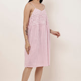 Frilly Nightie Raspberry Stripe