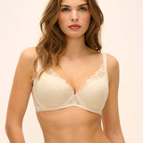Abellia Plunge Push Up Bra Gardenia