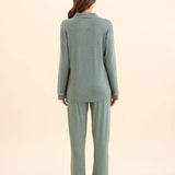 Kate Modal Soft Full Length PJ Set Moss