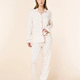 Kate Modal Soft Full Length PJ Set Desert Rose Hearts