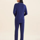 Kate Modal Soft Full Length PJ Set Navy