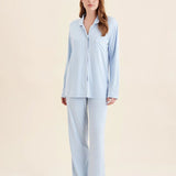 Kate Modal Soft Full Length PJ Set Winter Blue