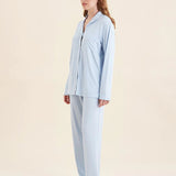 Kate Modal Soft Full Length PJ Set Winter Blue