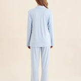Kate Modal Soft Full Length PJ Set Winter Blue