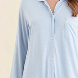 Kate Modal Soft Full Length PJ Set Winter Blue
