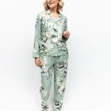 Julia Floral Print Longsleeve PJ Set Sage