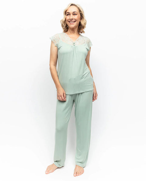 Julia Sage Jersey Cap Sleeve PJ Set