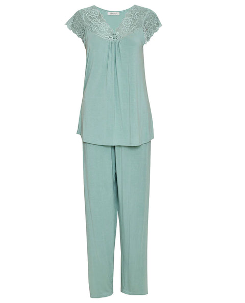 Julia Sage Jersey Cap Sleeve PJ Set