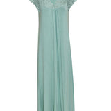 Julia Sage Jersey Cap Sleeve Long Nightdress