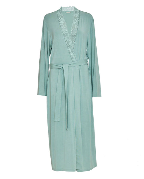 Julia Sage Jersey Longsleeve Long Robe