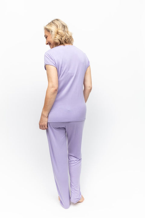 Lorelei Modal Cap Sleeve PJ Set Lilac