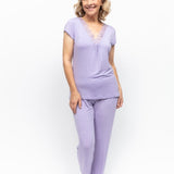 Lorelei Modal Cap Sleeve PJ Set Lilac