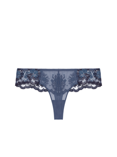 Intrigue Tanga Cinder Blue