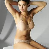 Caresse Rigid Seamless T-Shirt Bra Peau Rose