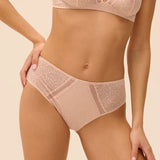 Comete Retro Full Brief Sable Rose