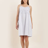 Frilly Nightie Drift Blue Stripe