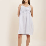 Frilly Nightie Drift Blue Stripe