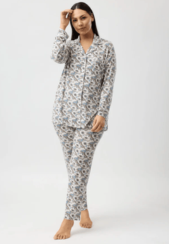 soft winter modal pjs. long sleeve modal pyjamas australia.