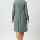 Tulip Modal Smocking Detail Nightie Olive