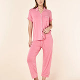 Kate Modal Soft Crop PJ Pink Lemonade
