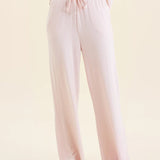 Feather Soft Long Sleeve Top and Wide Leg Pant Pink