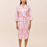 Toile De Jouy Midi Robe Pink Lemonade