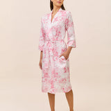 Toile De Jouy Midi Robe Pink Lemonade