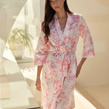 Toile De Jouy Midi Robe Pink Lemonade