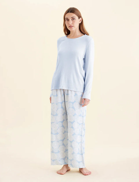 Snowball Cosy FL Pant and Feather Soft Top Winter Blue