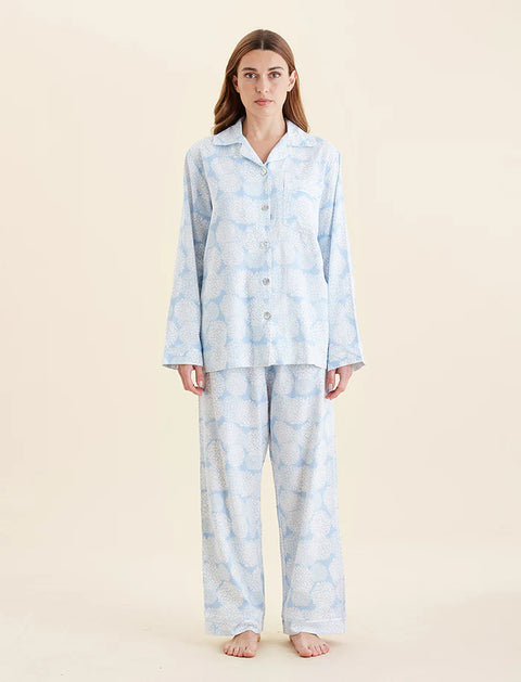 Snowball Cosy Pyjama Set Winter Blue