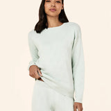 Cosy Pointelle LS Top and Jogger Peppermint