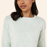Cosy Pointelle LS Top and Jogger Peppermint