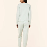 Cosy Pointelle LS Top and Jogger Peppermint