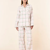 Organic Cotton Plaid Cosy PJ Fern Green