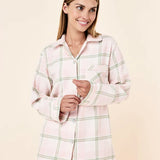 Organic Cotton Plaid Cosy PJ Fern Green