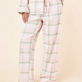 Organic Cotton Plaid Cosy PJ Fern Green