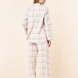 Organic Cotton Plaid Cosy PJ Fern Green