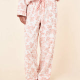 Nostalgia Cosy PJ Set Persimmon