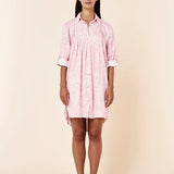 Cheri Blossom Cosy Pleat Front Nightie Parfait Pink