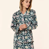 Karolina Cosy PJ Set Deep Emerald