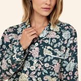 Karolina Cosy PJ Set Deep Emerald