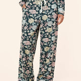 Karolina Cosy PJ Set Deep Emerald