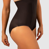 Shape With An Edge High Waist Shapewear Brief Black