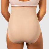 Shape With An Edge High Waist Shapewear Brief Nude